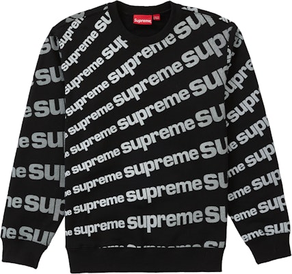 Supreme Radial Crewneck Hitam Buy Supreme Radial Crewneck Hitam