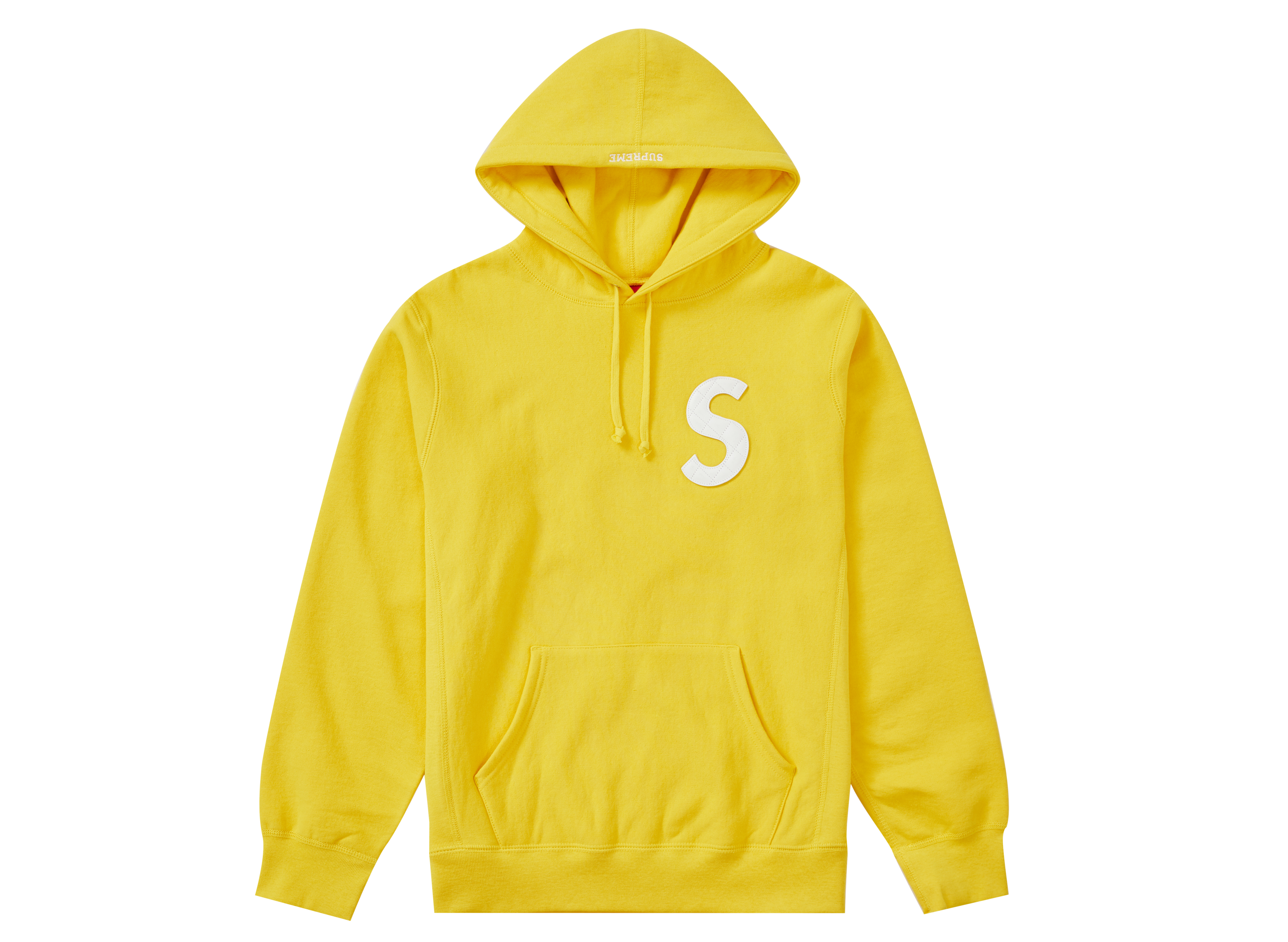 Supreme S Logo Hooded Sweatshirt (SS20) Yellow - Novelship