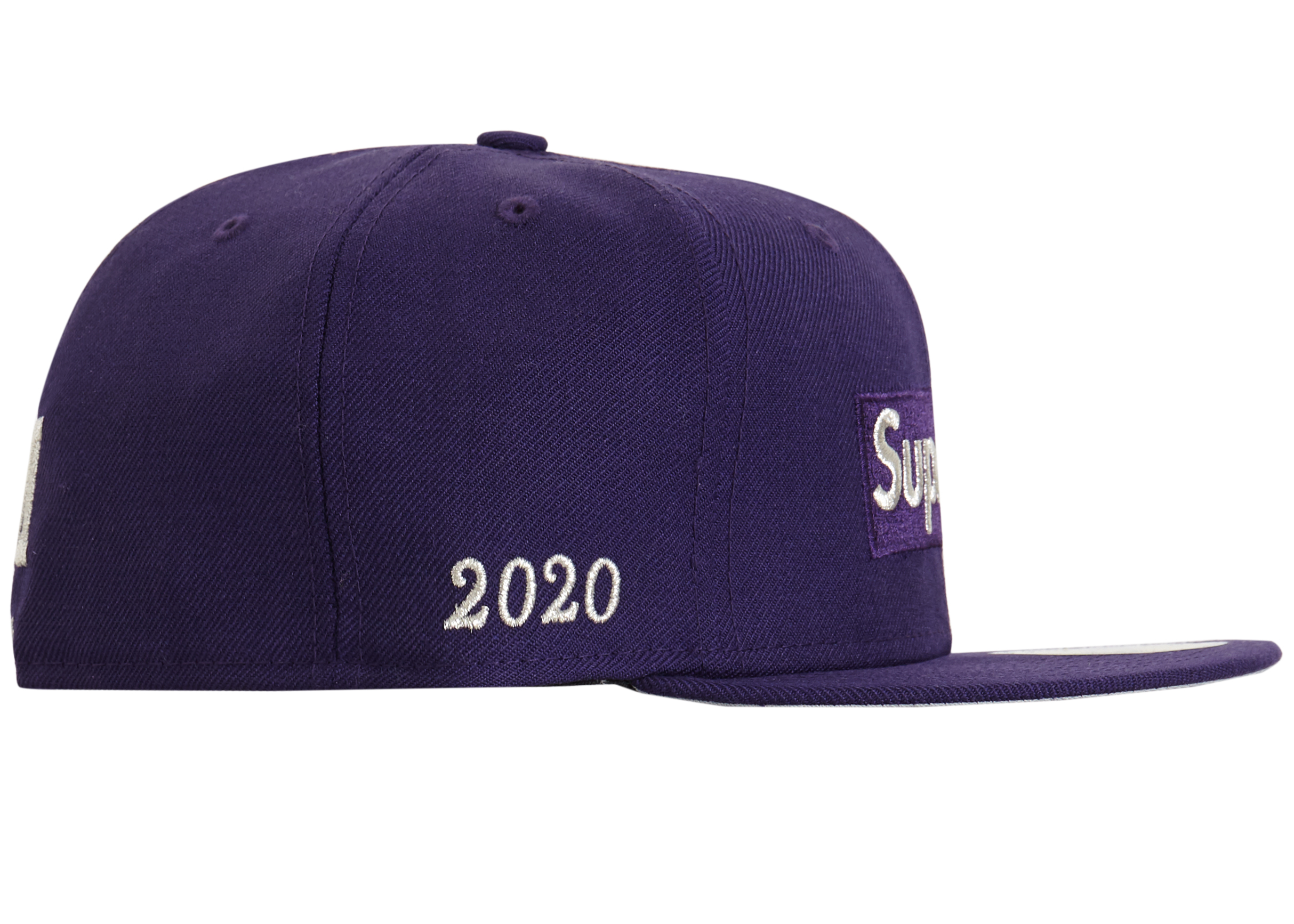 【希少7 5/8】 Supreme newera$1M box logo 紫