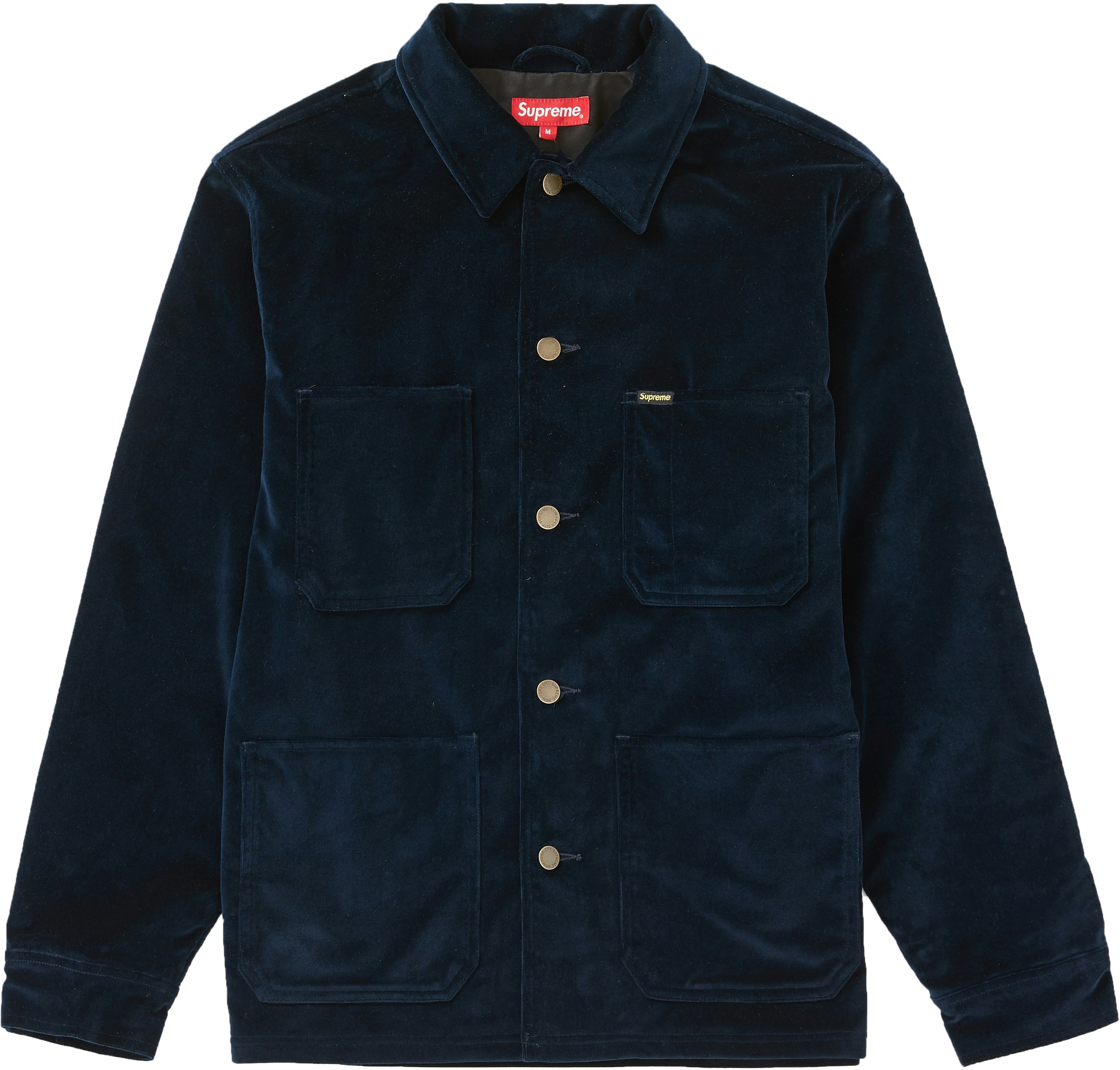 supreme-velvet-chore-coat-black