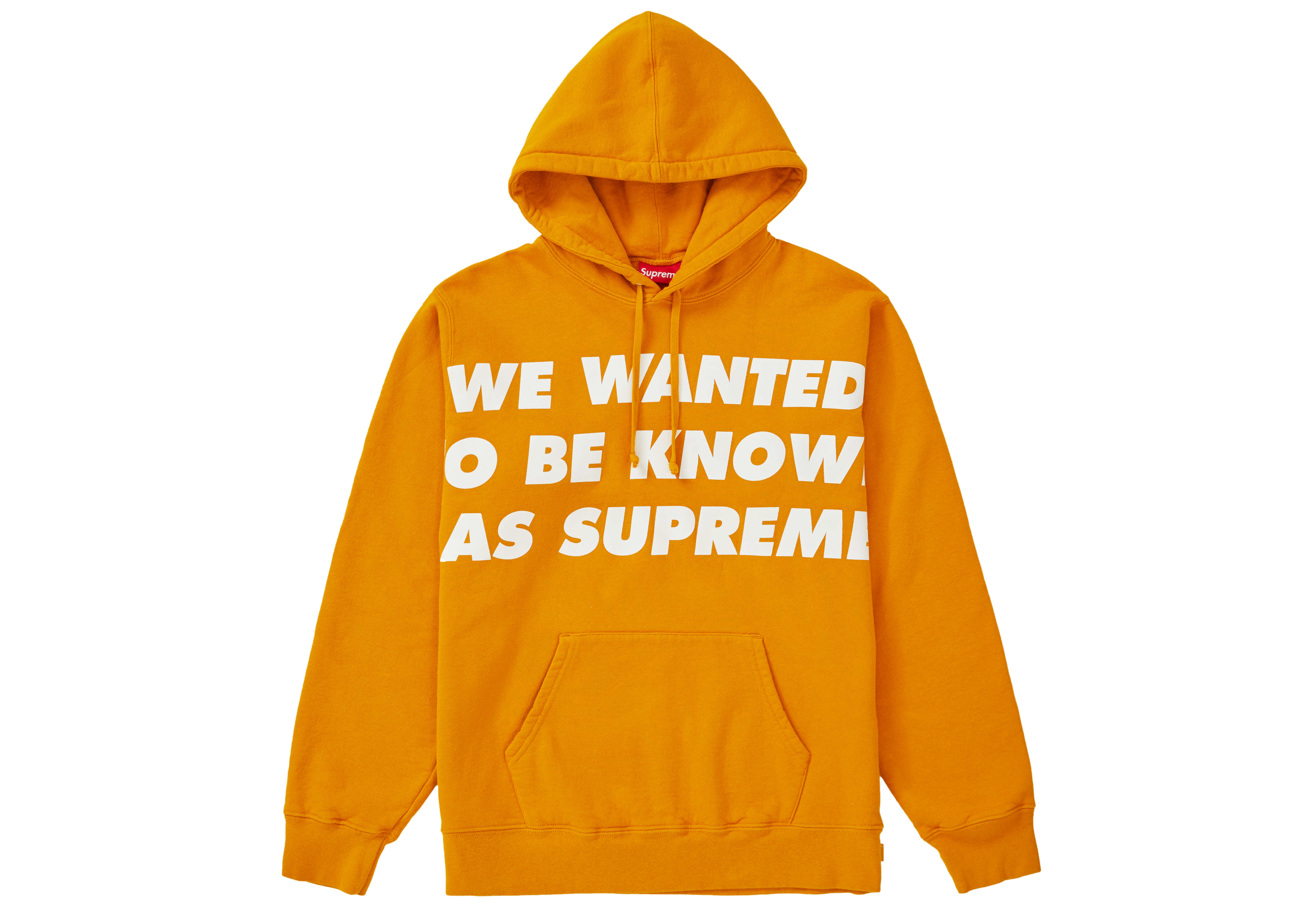 Supreme Known As Hooded Sweatshirt Orange - Novelship