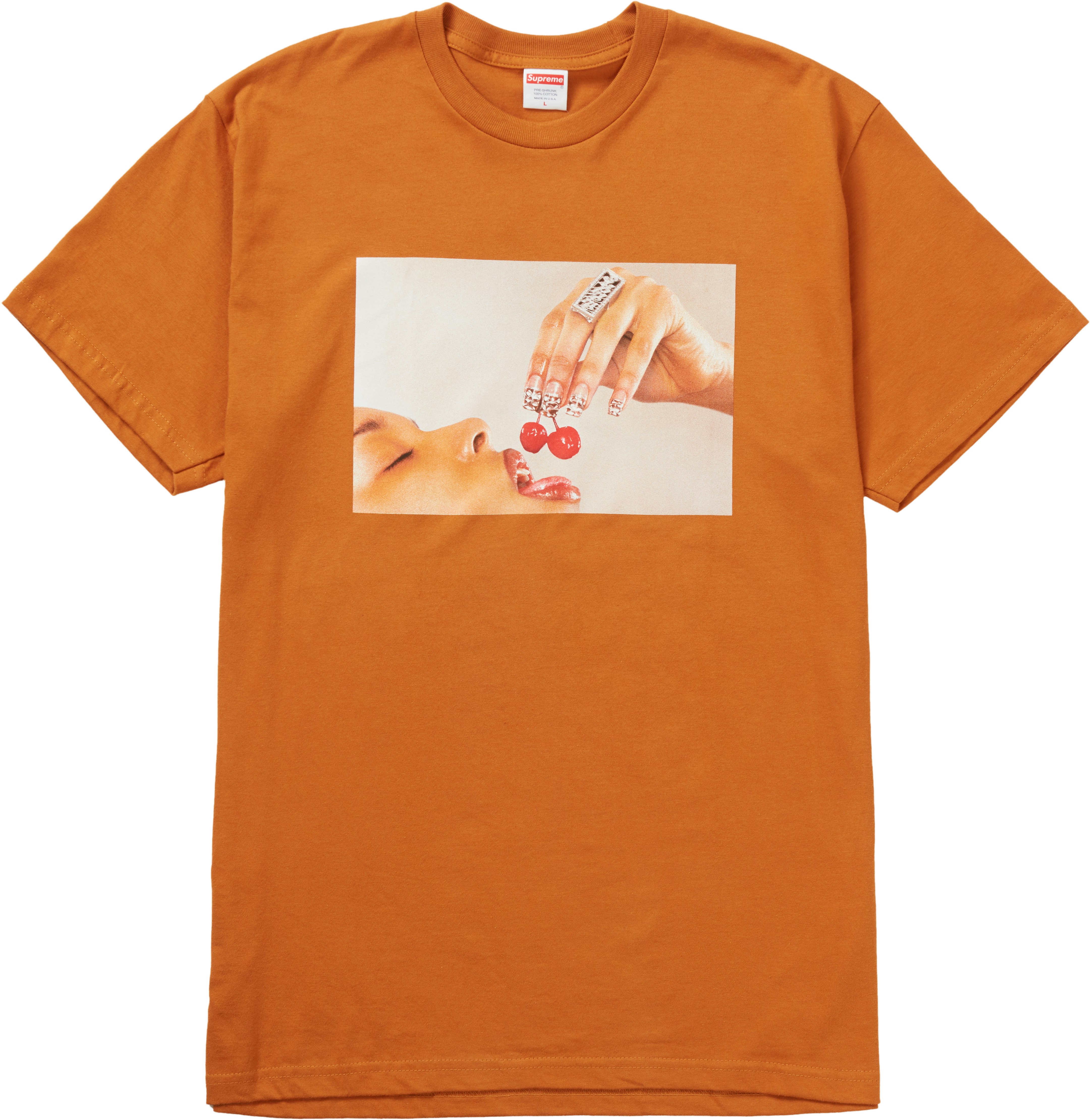 supreme-cherries-tee-burnt-orange