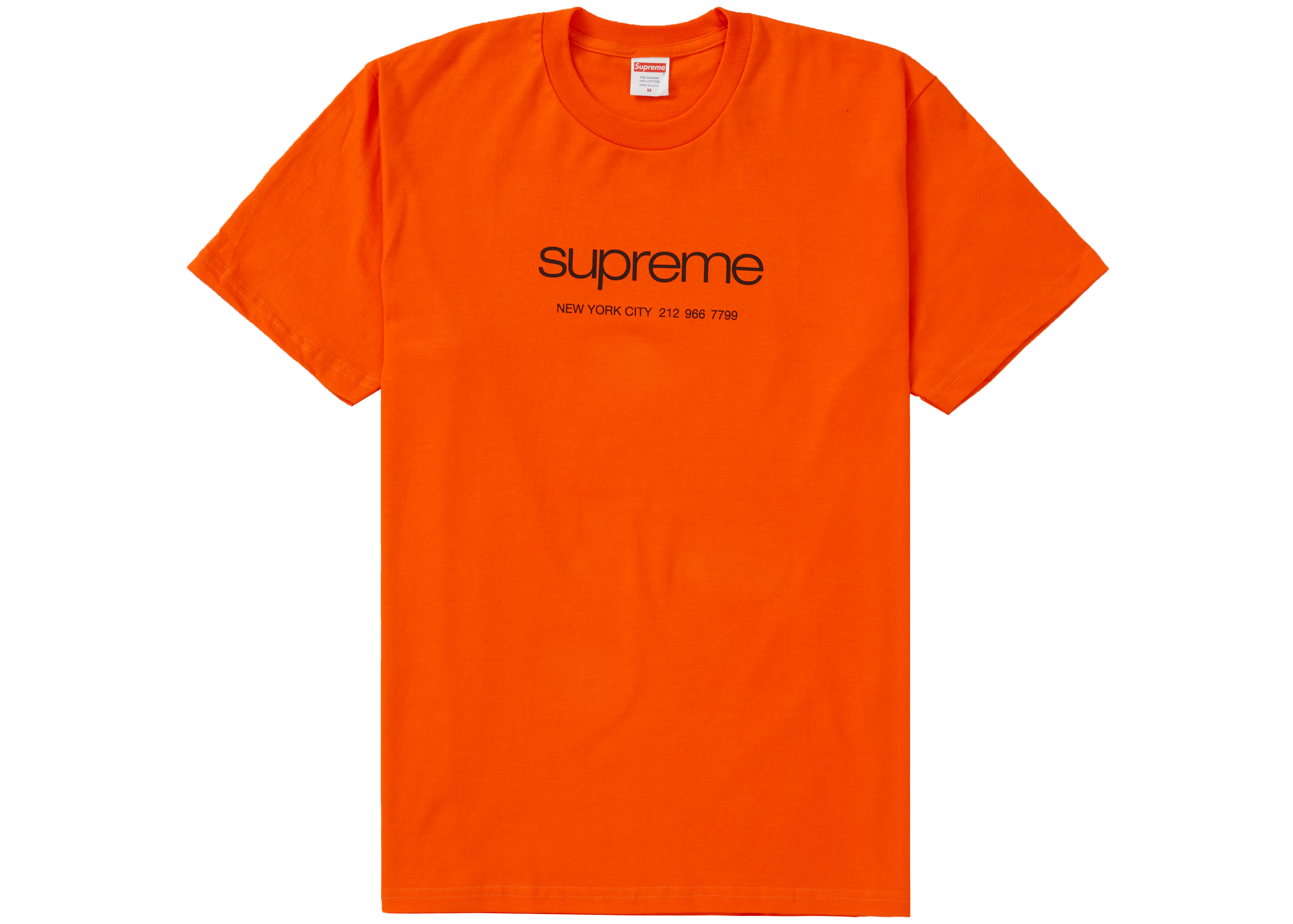 Supreme Shop Tee Orange - Novelship