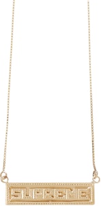 슈프림 14k 골드 네임 플레이트 펜던트
Buy 슈프림 14k 골드 네임 플레이트 펜던트