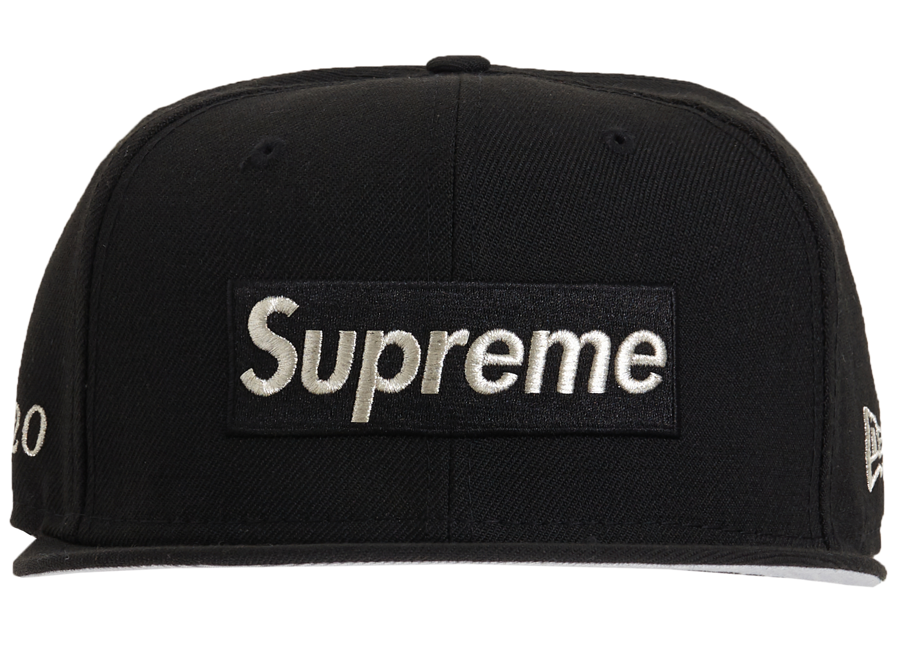 訳あり 帽子 7 1/8 supreme metallic box logo new era black 帽子 