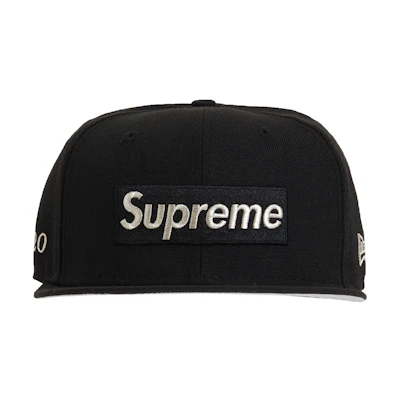 Supreme $1M Metallic Box Logo New Era 'Black'