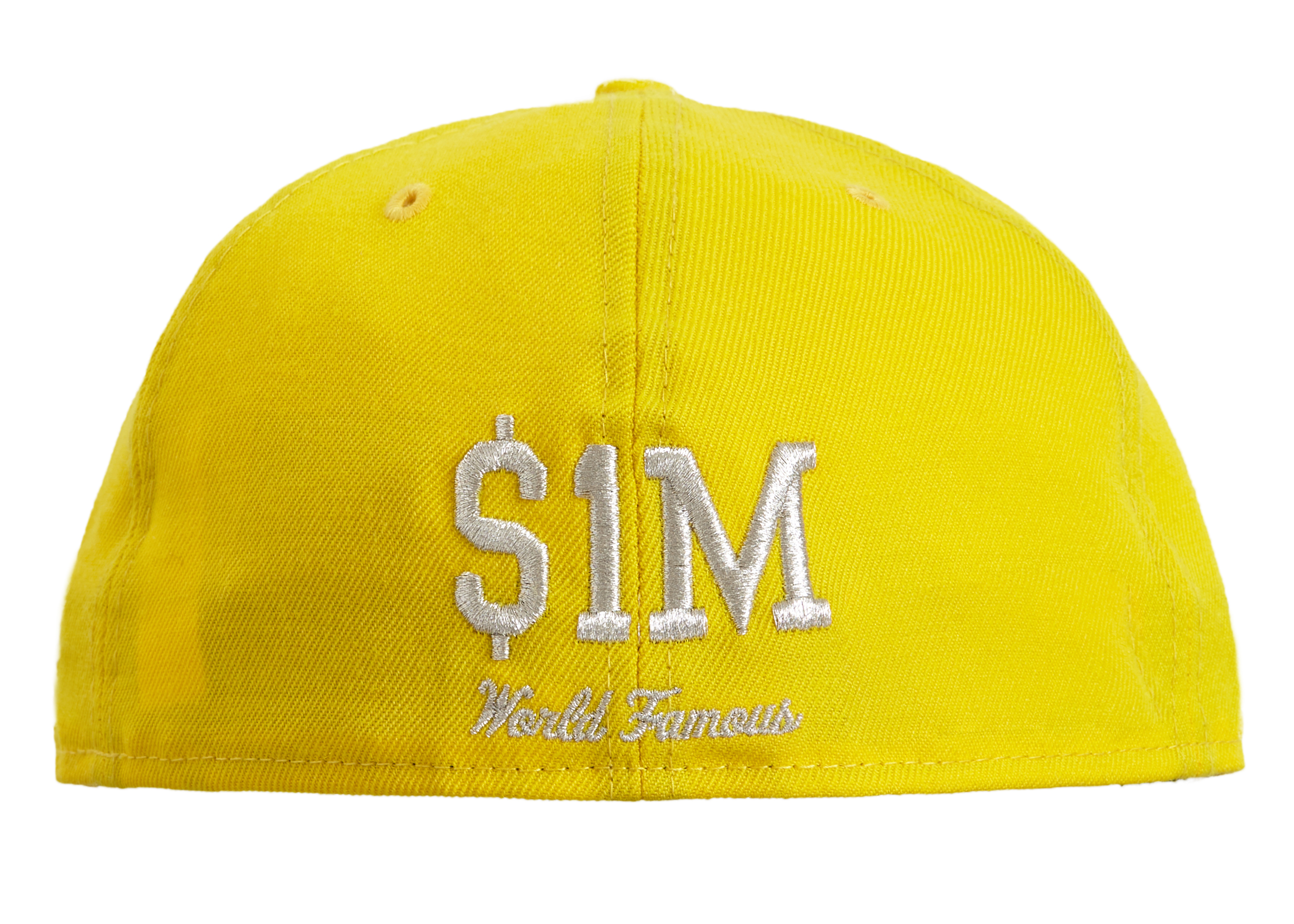 Lookbook シュプリーム $1M メタリックロゴ キャップ (黄)
