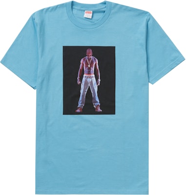 Supreme Tupac Hologram Tee Light Slate Buy Supreme Tupac Hologram Tee Light Slate