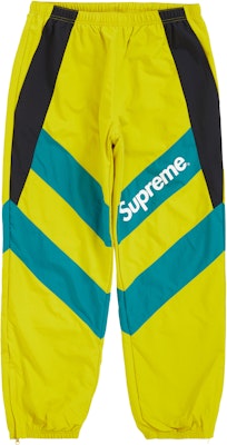 Supreme 拼接黄色运动裤 Buy Supreme 拼接黄色运动裤