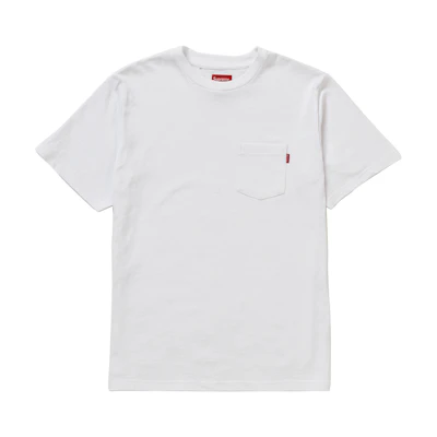 Supreme S/S Pocket Tee White (SS20)