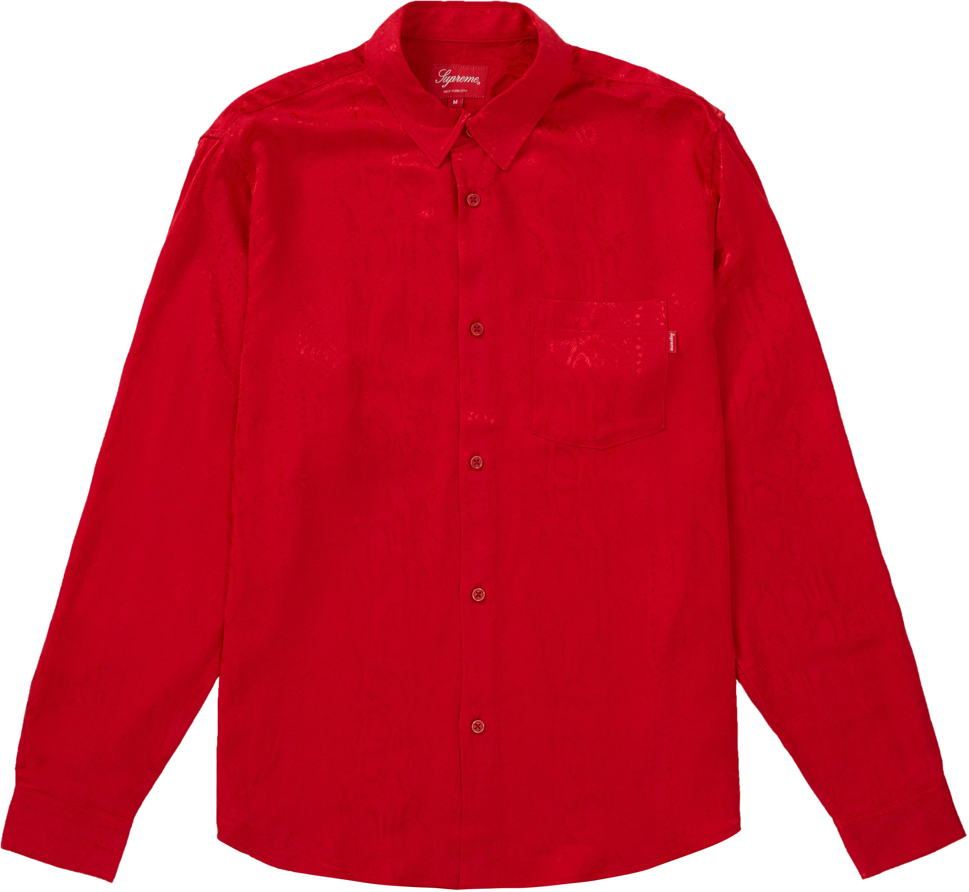 supreme-snakeskin-jacquard-shirt-red