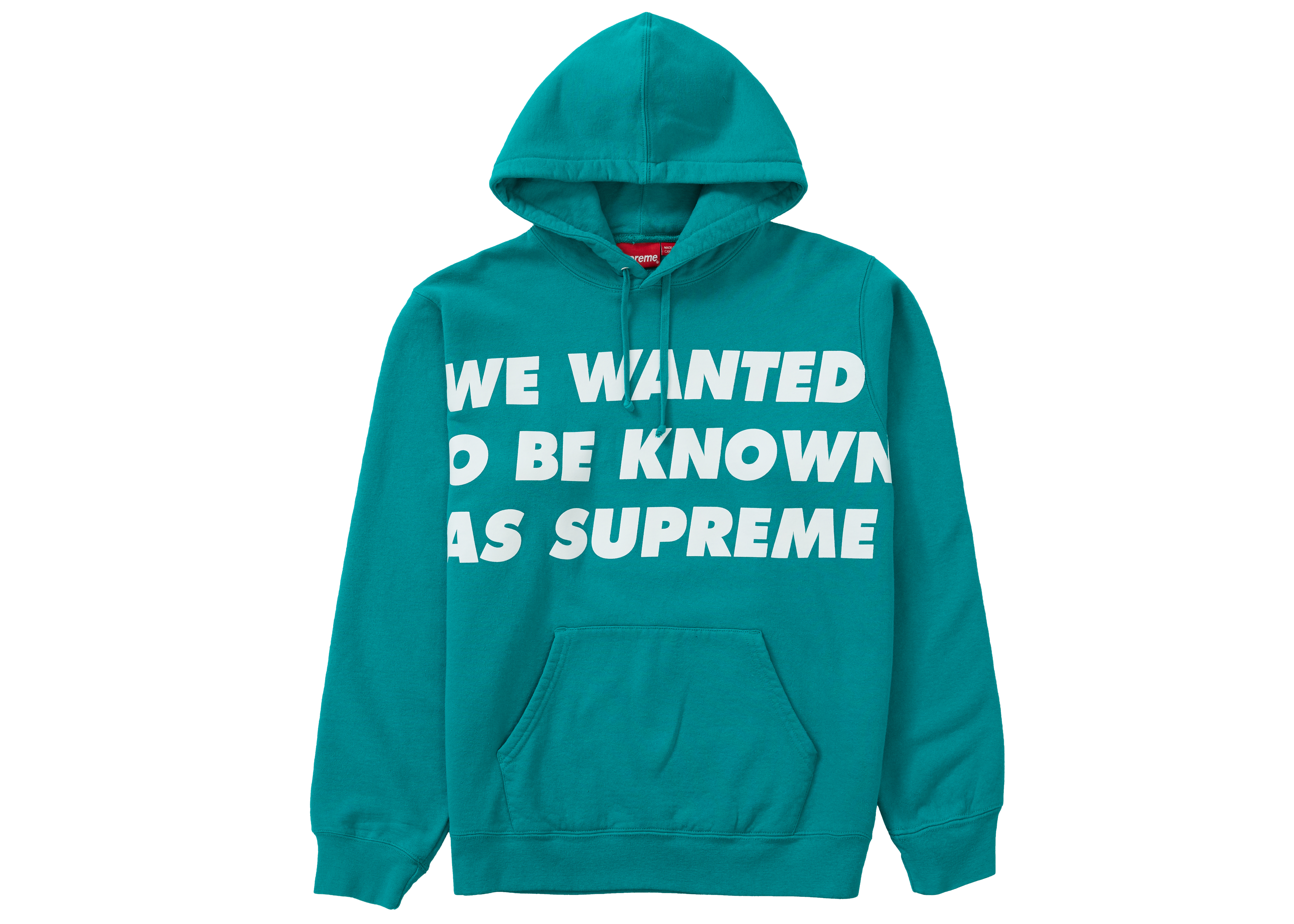 Supreme Known As Hooded Sweatshirt Seafoam Green
