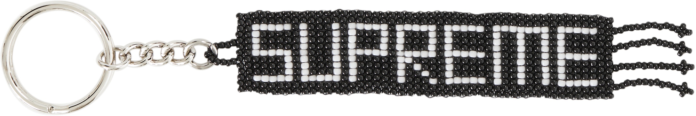 Supreme Beaded Keychain Black Buy Supreme Beaded Keychain Black