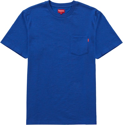 Supreme S/S Pocket Tee Royal Buy Supreme S/S Pocket Tee Royal