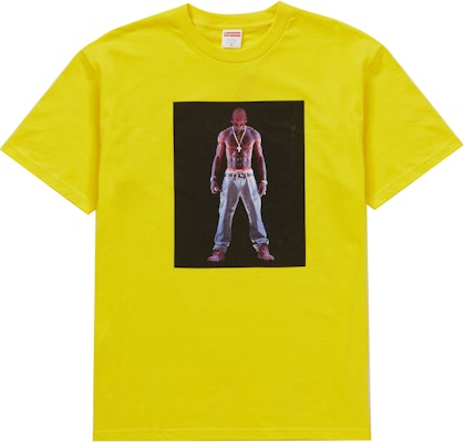 Supreme Tupac Hologram Tee Yellow Buy Supreme Tupac Hologram Tee Yellow