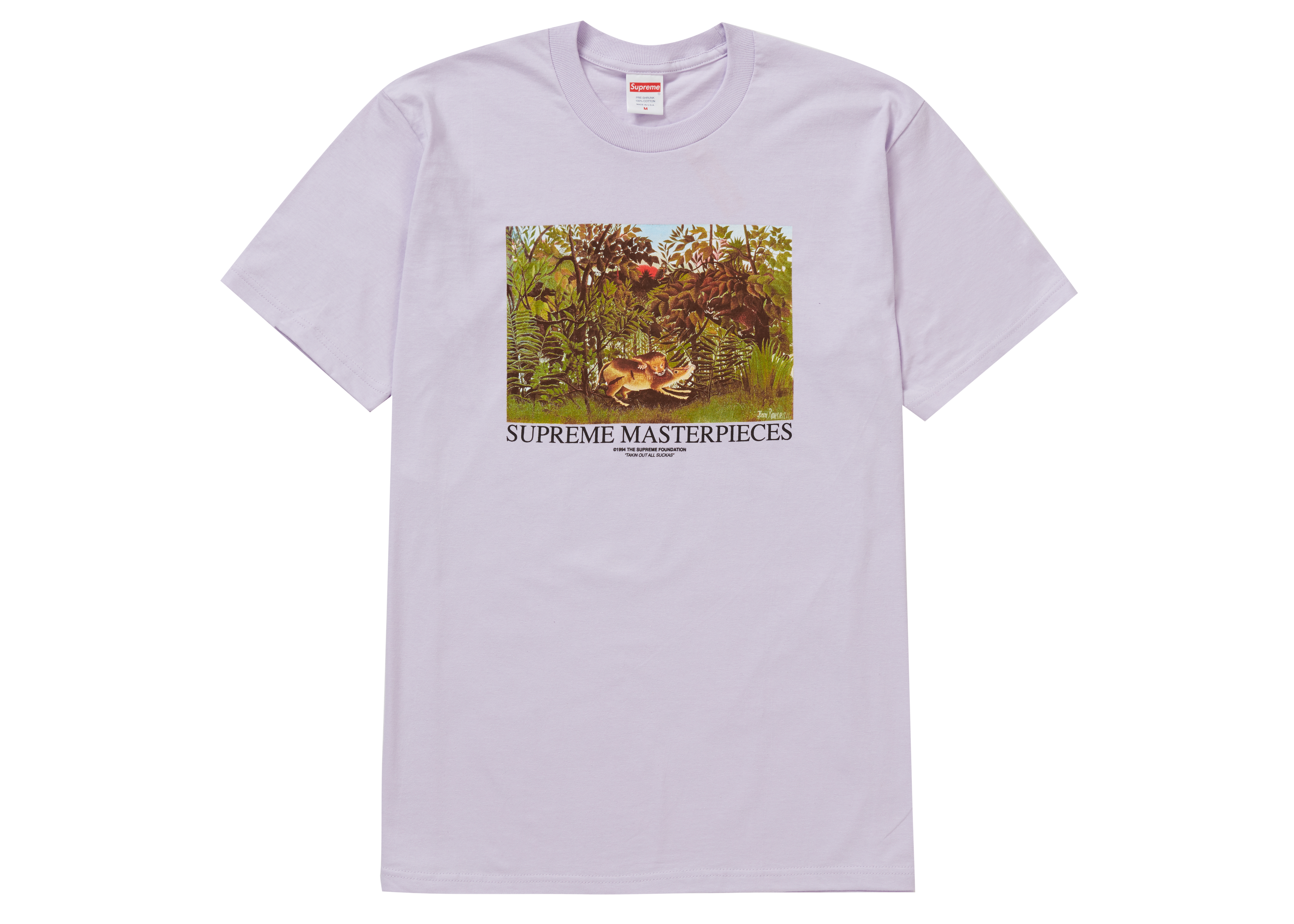 Supreme Masterpieces Tee Light Purple