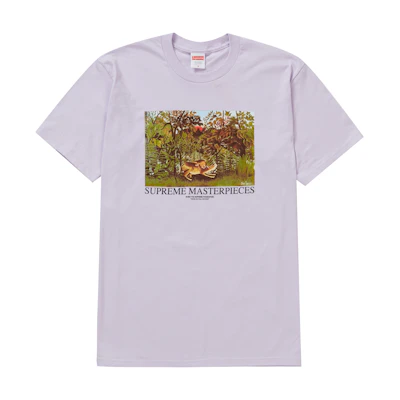 Supreme Masterpieces Tee Light Purple