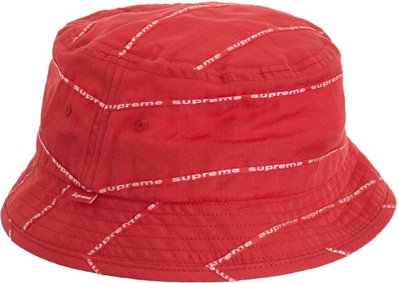 Supreme Sombrero Jacquard de Lino Rojo Order Supreme Sombrero Jacquard de Lino Rojo