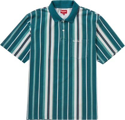 Supreme 直條紋水鴨藍 Polo 衫 Buy Supreme 直條紋水鴨藍 Polo 衫