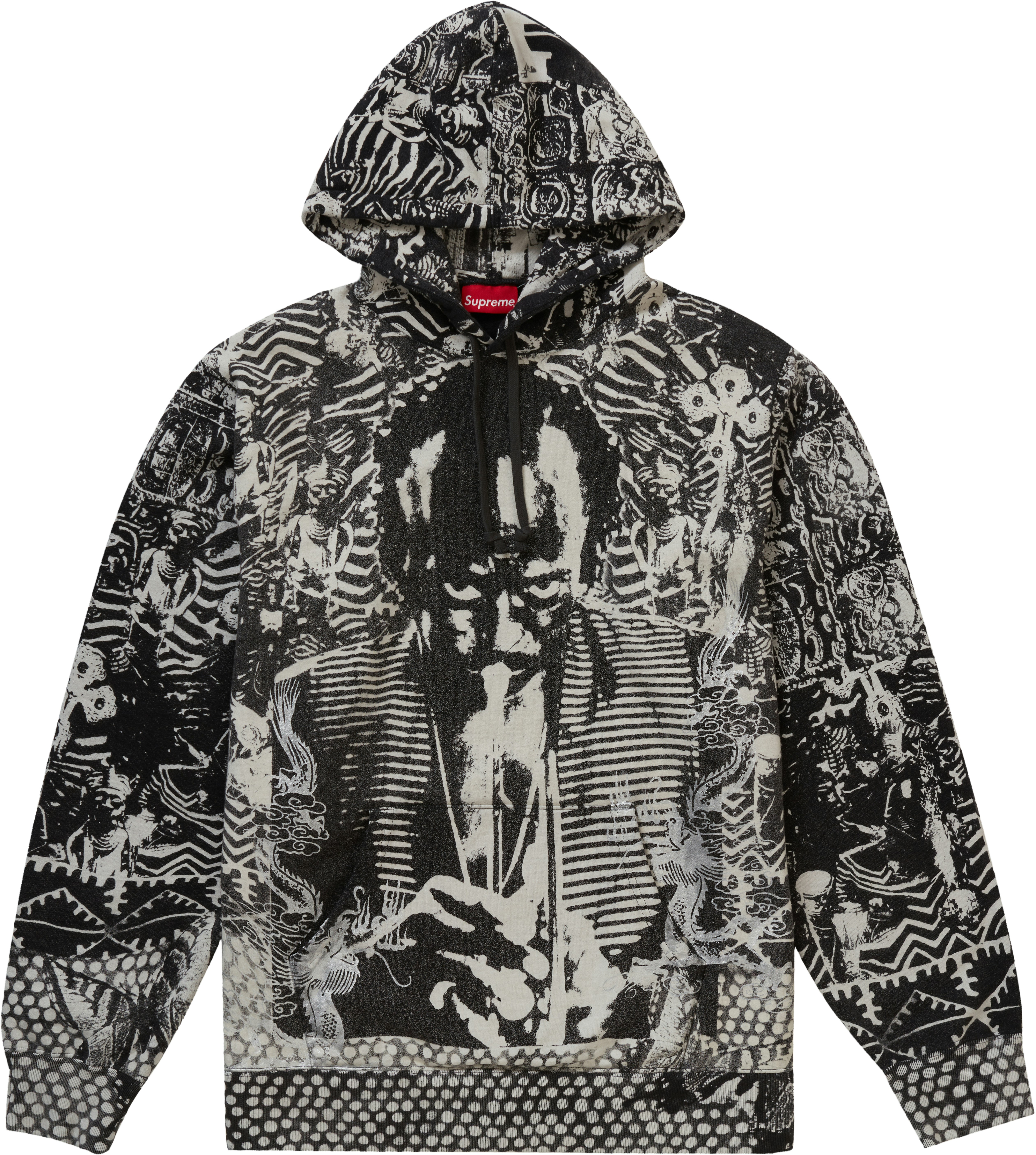 supreme-miles-davis-hooded-sweatshirt-black