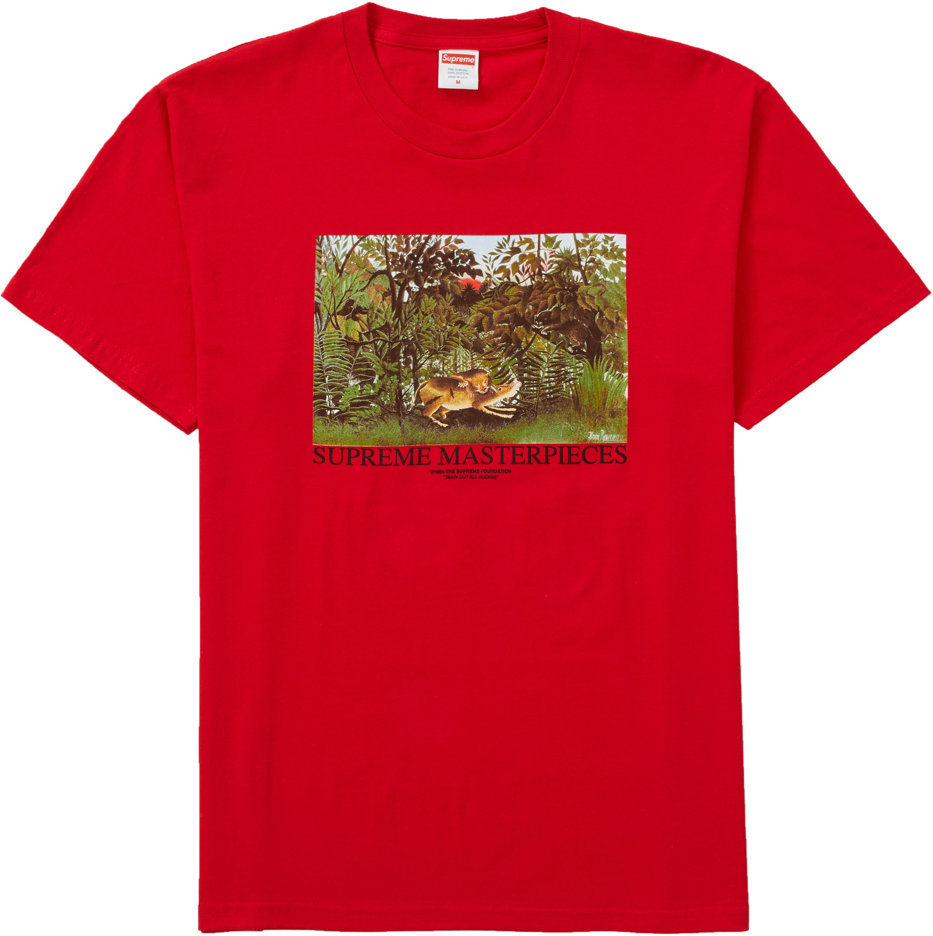 supreme-masterpieces-tee-red