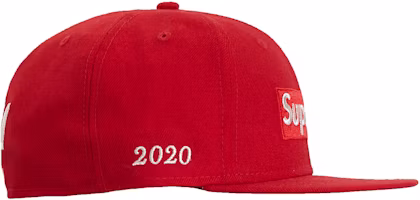 Order Supreme $1M Metallic Box Logo New Era 'Red'
