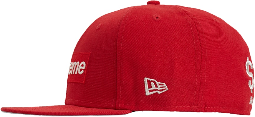 Supreme $1M Logo Logam New Era 'Merah' Shop Supreme $1M Logo Logam New Era 'Merah'