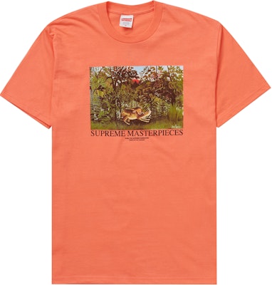 Supreme Masterpieces Tee Neon Orange Buy Supreme Masterpieces Tee Neon Orange