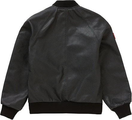 Supreme Vanson Leathers Jaket Bomber Hitam Berlubang Order Supreme Vanson Leathers Jaket Bomber Hitam Berlubang