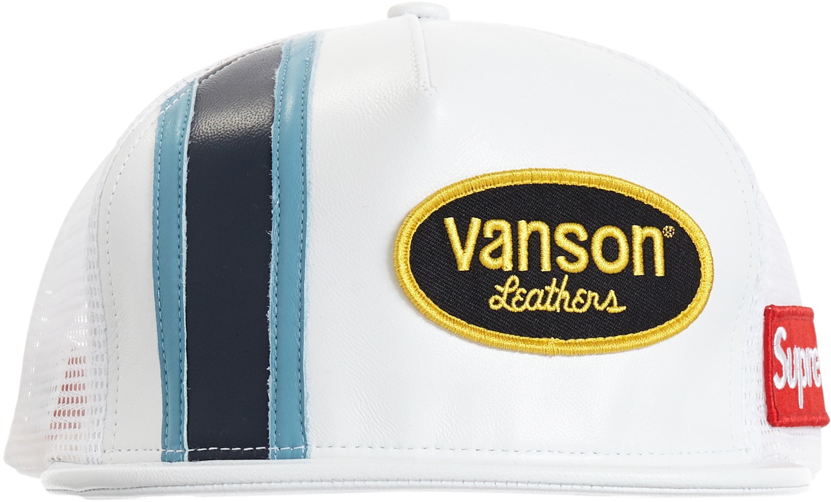supreme-vanson-leathers-mesh-back-5-panel-white