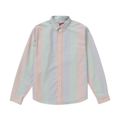 Supreme Oxford Shirt (SS20) Pink Pinstripe