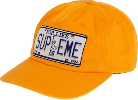 Supreme License Plate 6-Panel Orange Supreme License Plate 6-Panel Orange