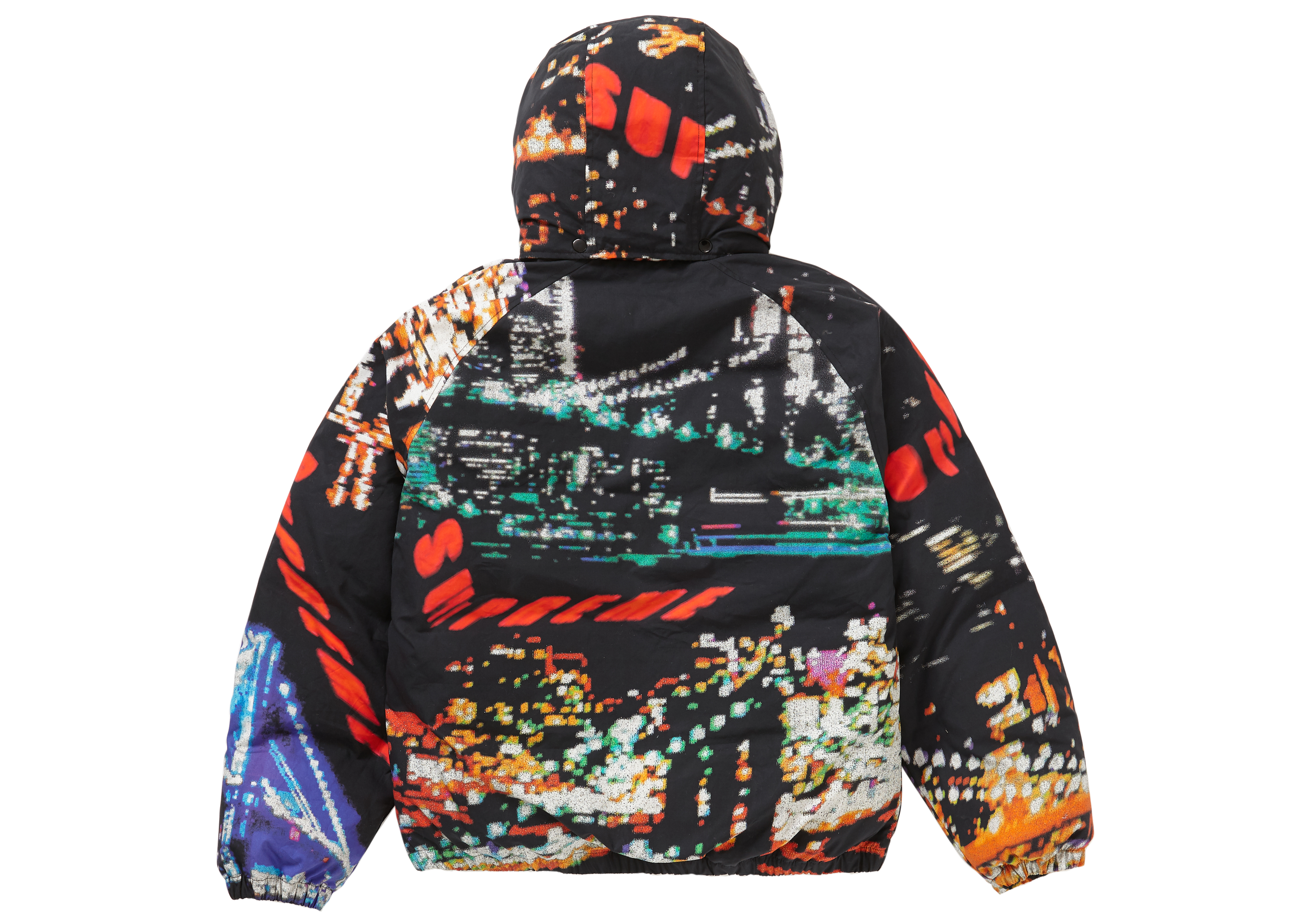 Supreme City Lights Puffy Jacket Black - Novelship