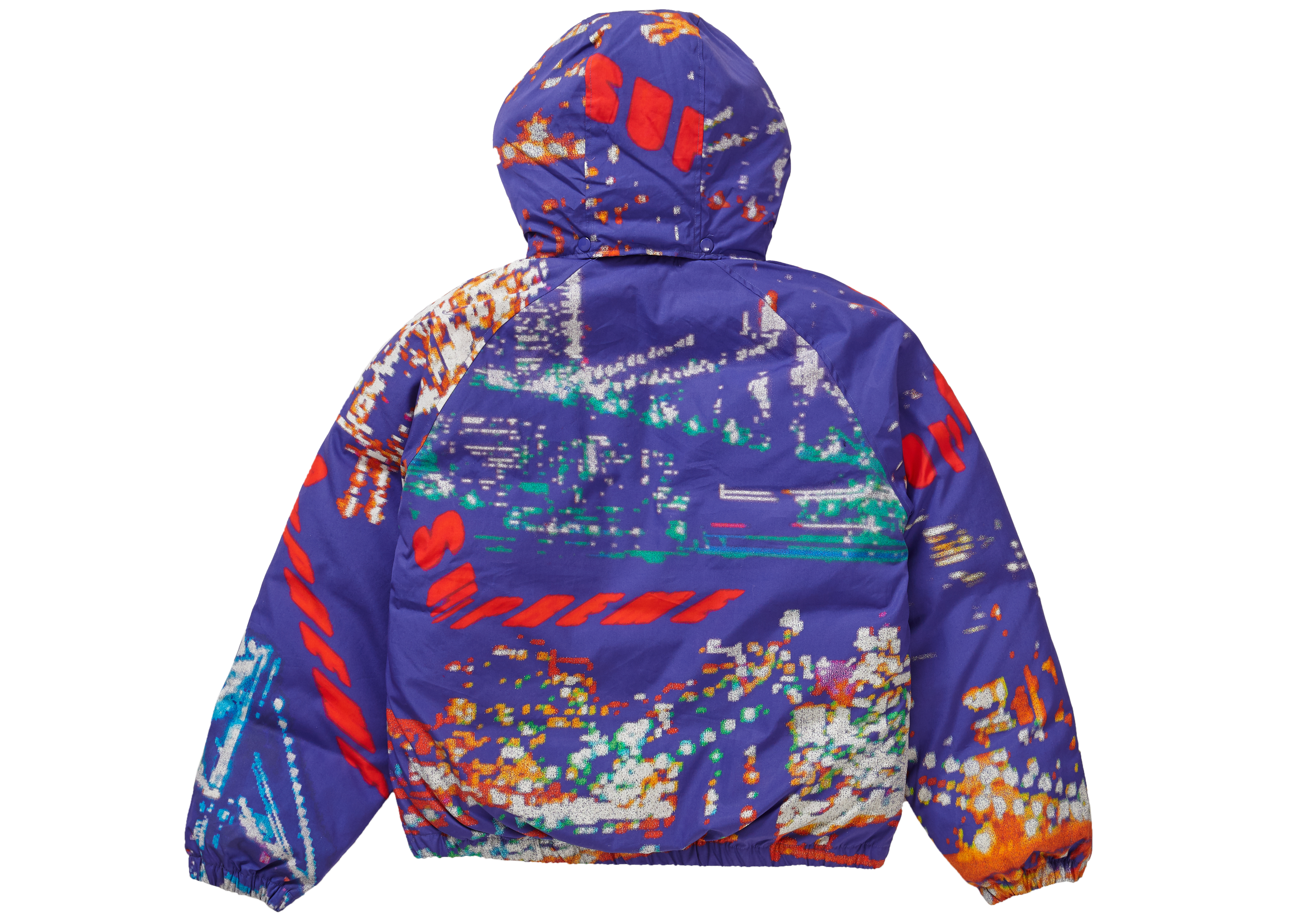 Order Chaqueta Supreme City Lights Puffy Morada.