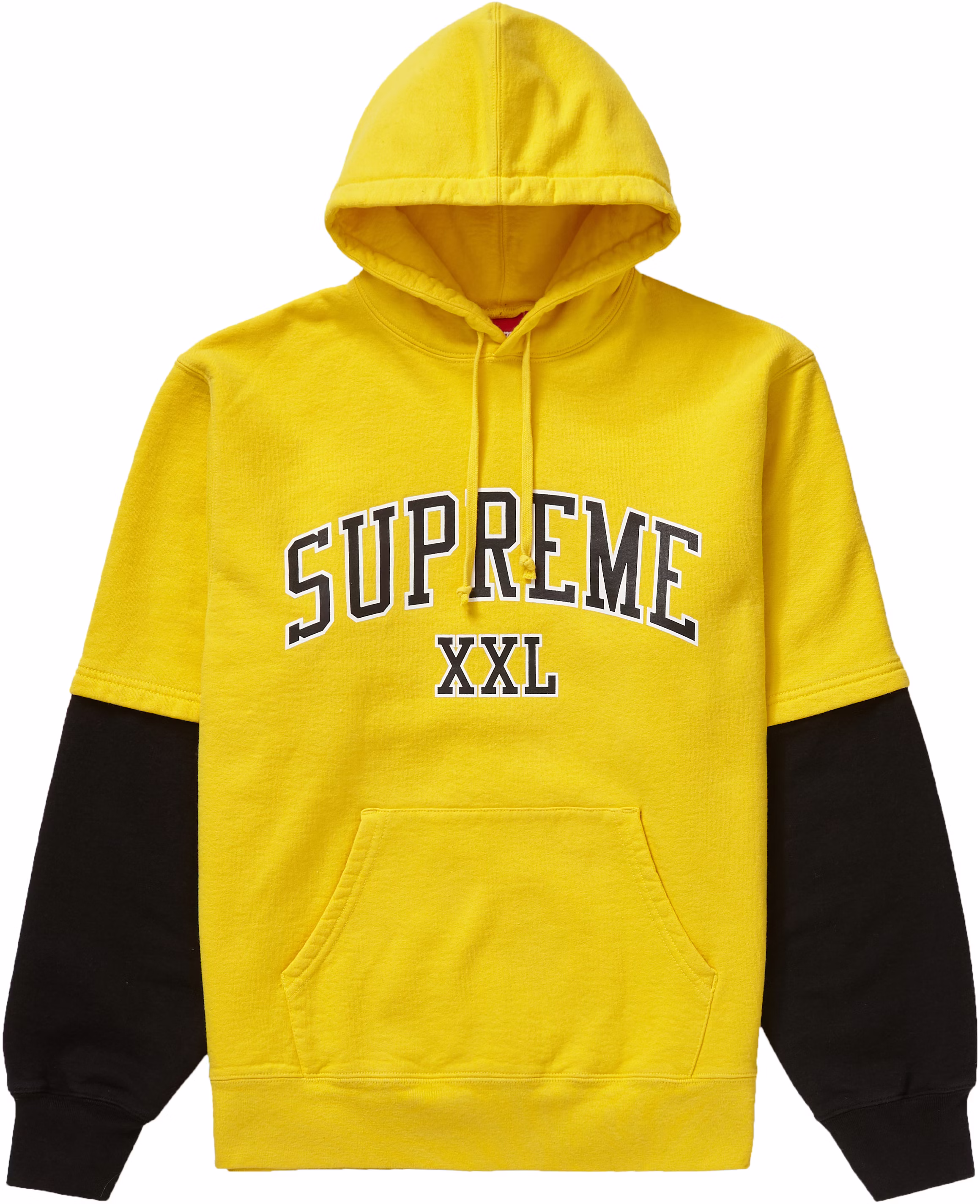 supreme-xxl-hooded-sweatshirt-yellow