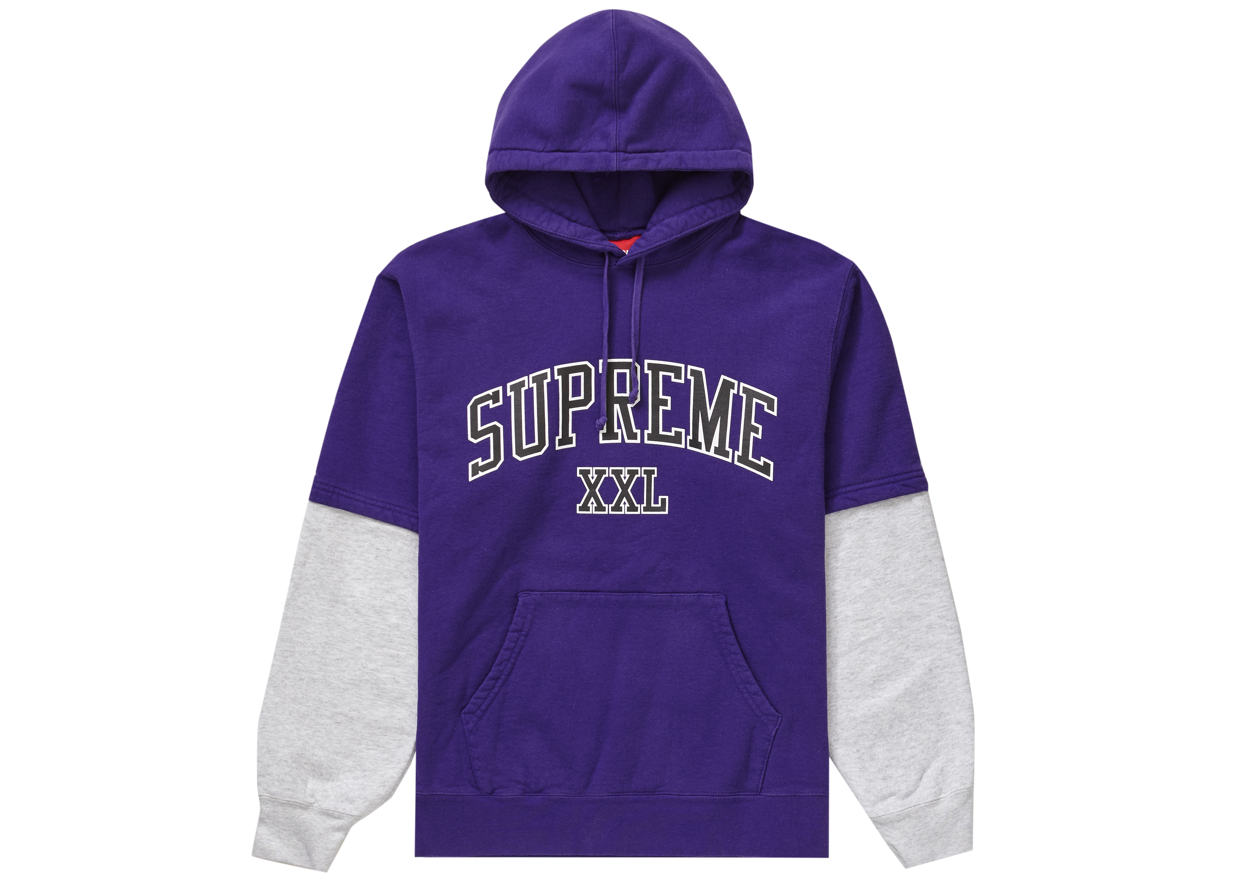 Supreme XXL Hooded Sweatshirt Purple - Novelship