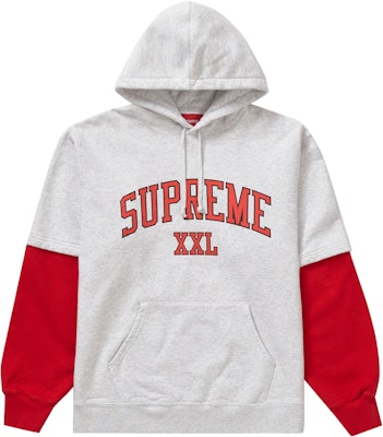 Supreme XXL连帽卫衣灰色 Buy Supreme XXL连帽卫衣灰色