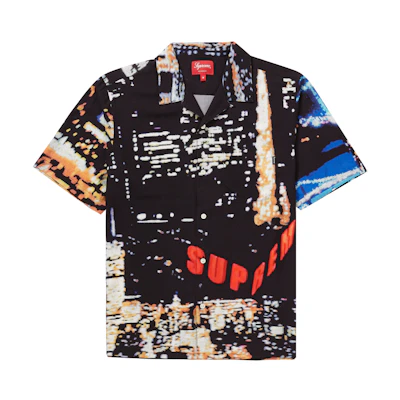 Supreme City Lights Rayon S/S Shirt Black