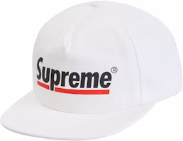 Supreme Underline 5-Panel (SS20) White Supreme Underline 5-Panel (SS20) White