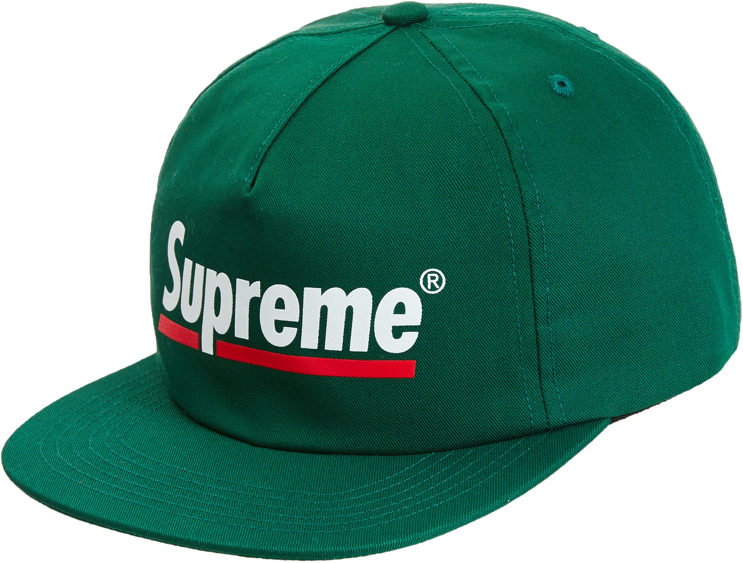supreme-underline-5-panel-s-s20-green