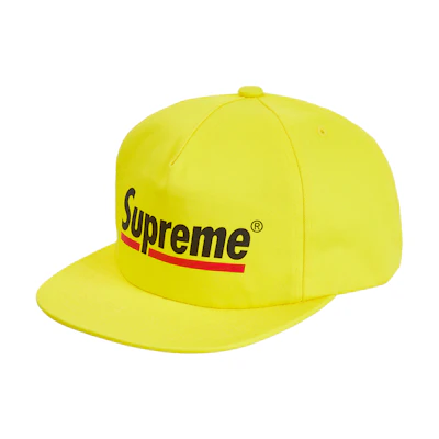 Supreme Underline 5-Panel (SS20) Bright Yellow