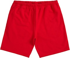 Supreme Tonal Webbing Sweatshort Red