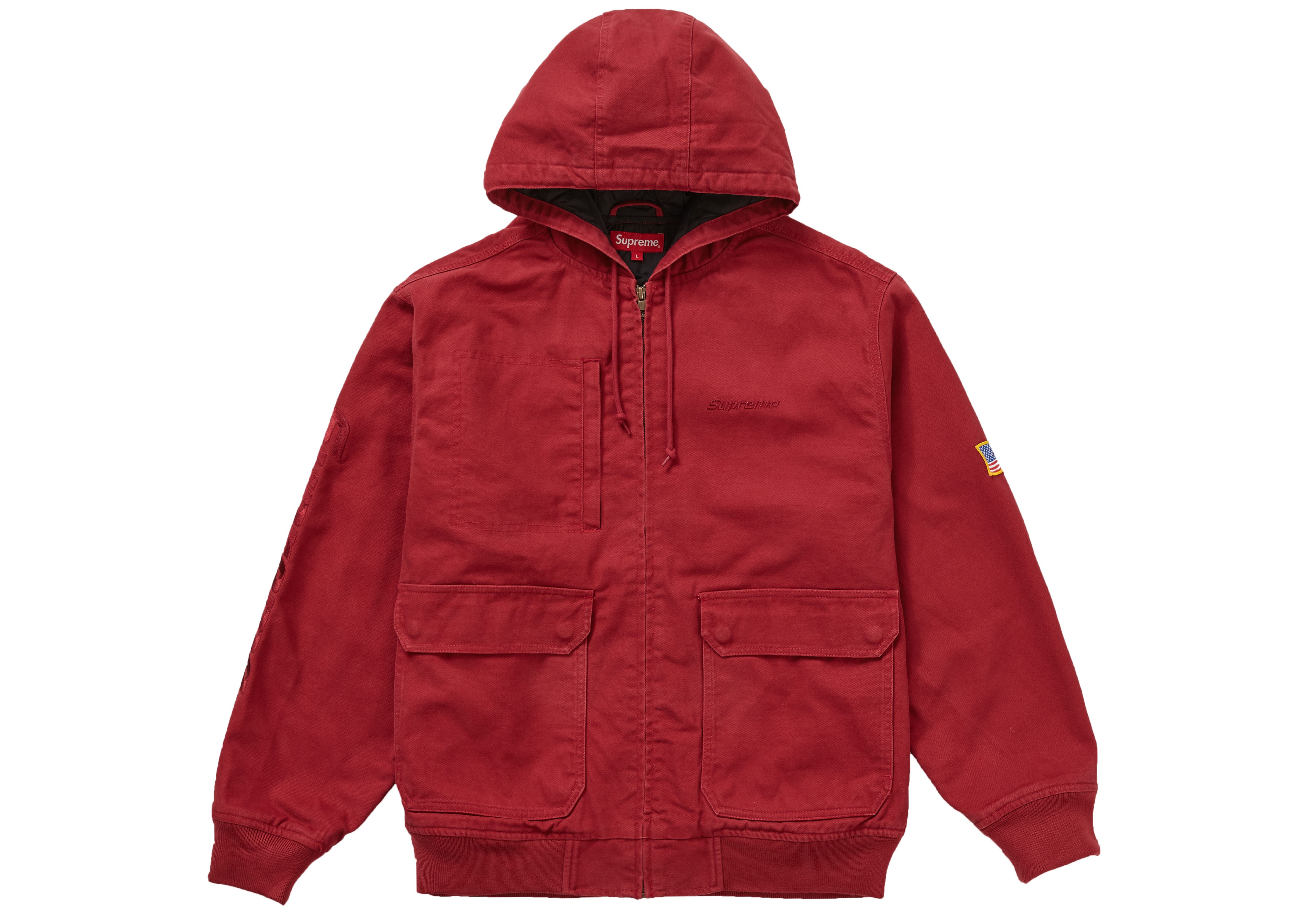 Supreme Full Zip Facemask Jacket 'Red'を購入 - Novelship