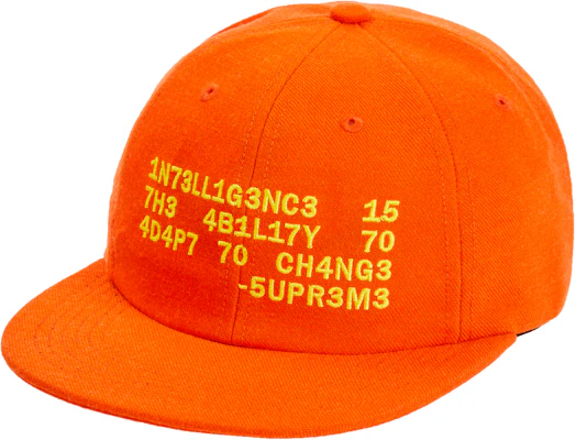 Supreme Intelligence 6-Panel Orange Buy Supreme Intelligence 6-Panel Orange