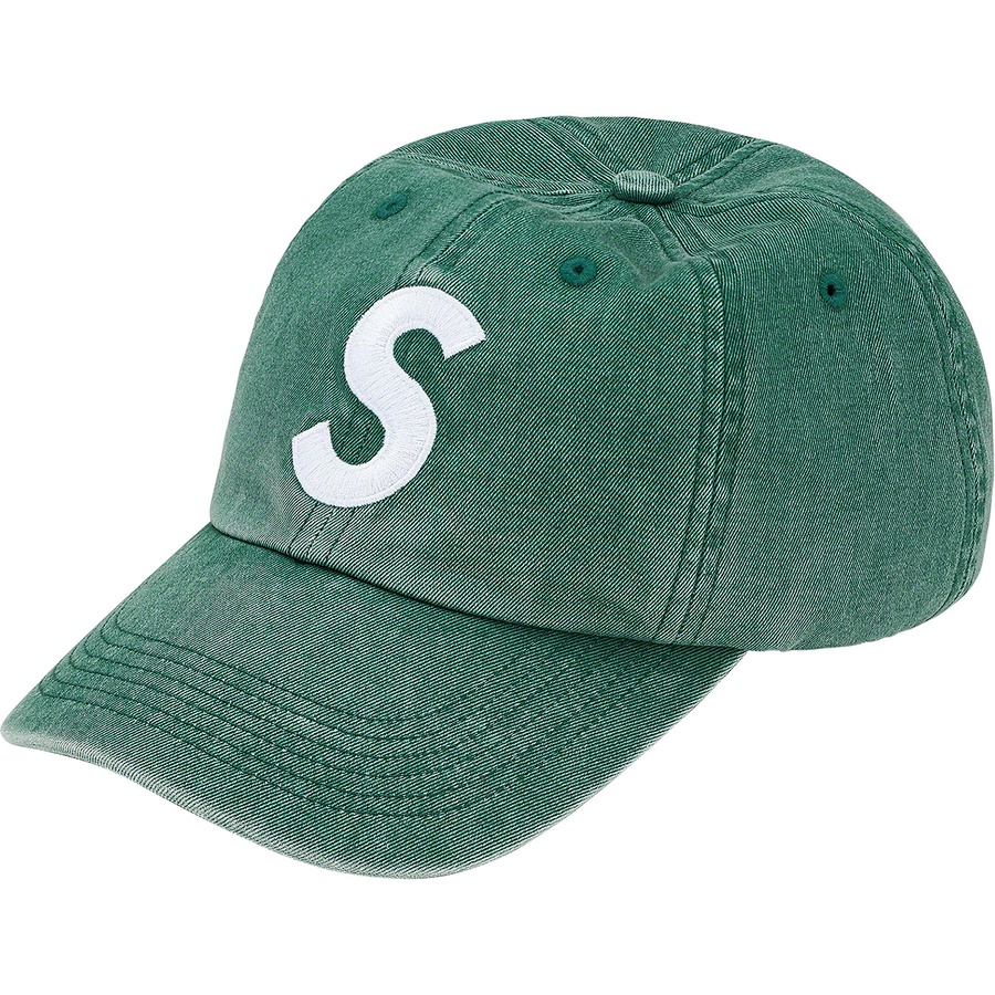 Buy Supreme Gorra 6-Panel S Logo Teal Oscuro Pigmentada