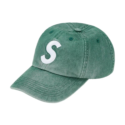 Supreme Pigment Print S Logo 6-Panel Dark Teal