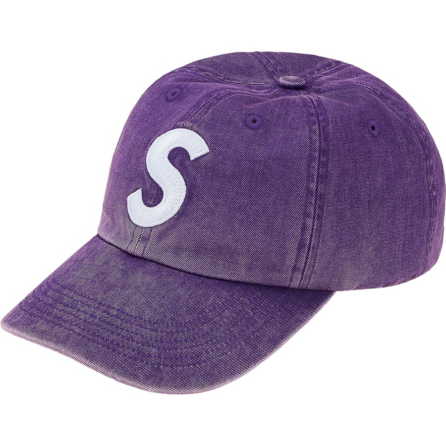 Supreme Pigment Print S Logo 6‑Panel Purple