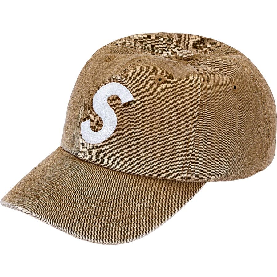 Supreme Pigment Print S Logo 6‑Panel Tan - Novelship