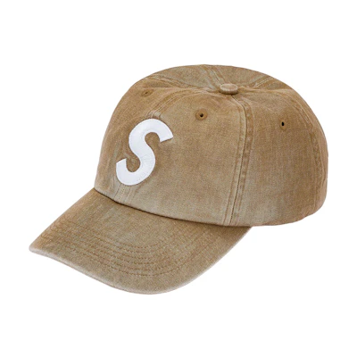 Supreme Pigment Print S Logo 6-Panel Tan