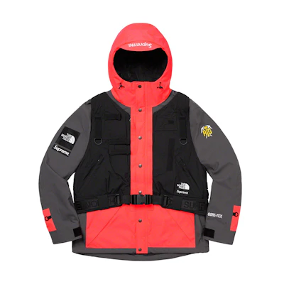 Supreme TNF RTG Jacket + Vest Bright Red